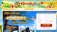 Cliquez ici pour acc&eacute;der au jeu monky jeux