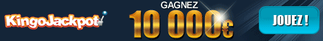 Cliquez ici pour acc&eacute;der au jeu gratuit kingojackpot