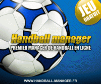 Cliquez ici pour acc&eacute;der au jeu handball manager