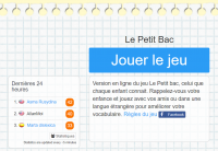 Le Petit Bac - Cliquez pour voir la fiche détaillée Le Petit Bac - Cliquez pour voir la fiche détaillée