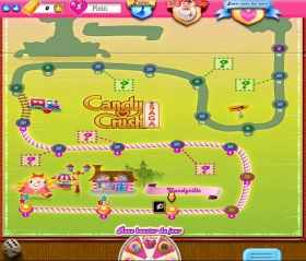 jeu virtuel candy crush saga