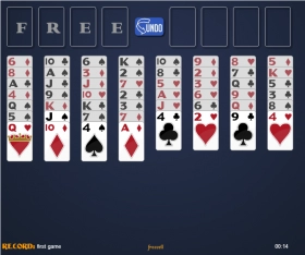 jeu virtuel freecell