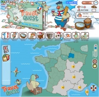 jeu gratuit travel quest - régions de france