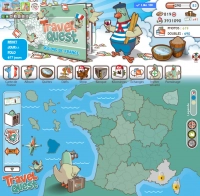 jeu gratuit travel quest - régions