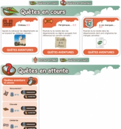 jeux gratuits travel quest - régions