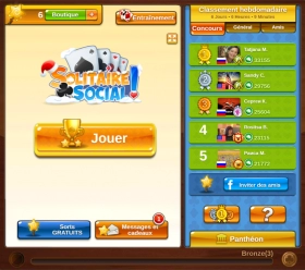 jeu virtuel solitaire social