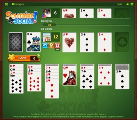 jeu en ligne solitaire social