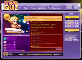 jeu internet studio quiz